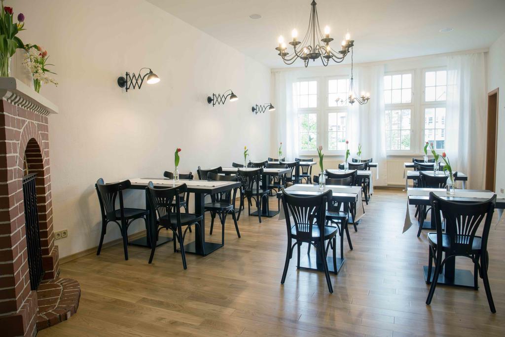 Hotel 1912 in Angermündе, Germany. Viennese chairs in hotel rooms.