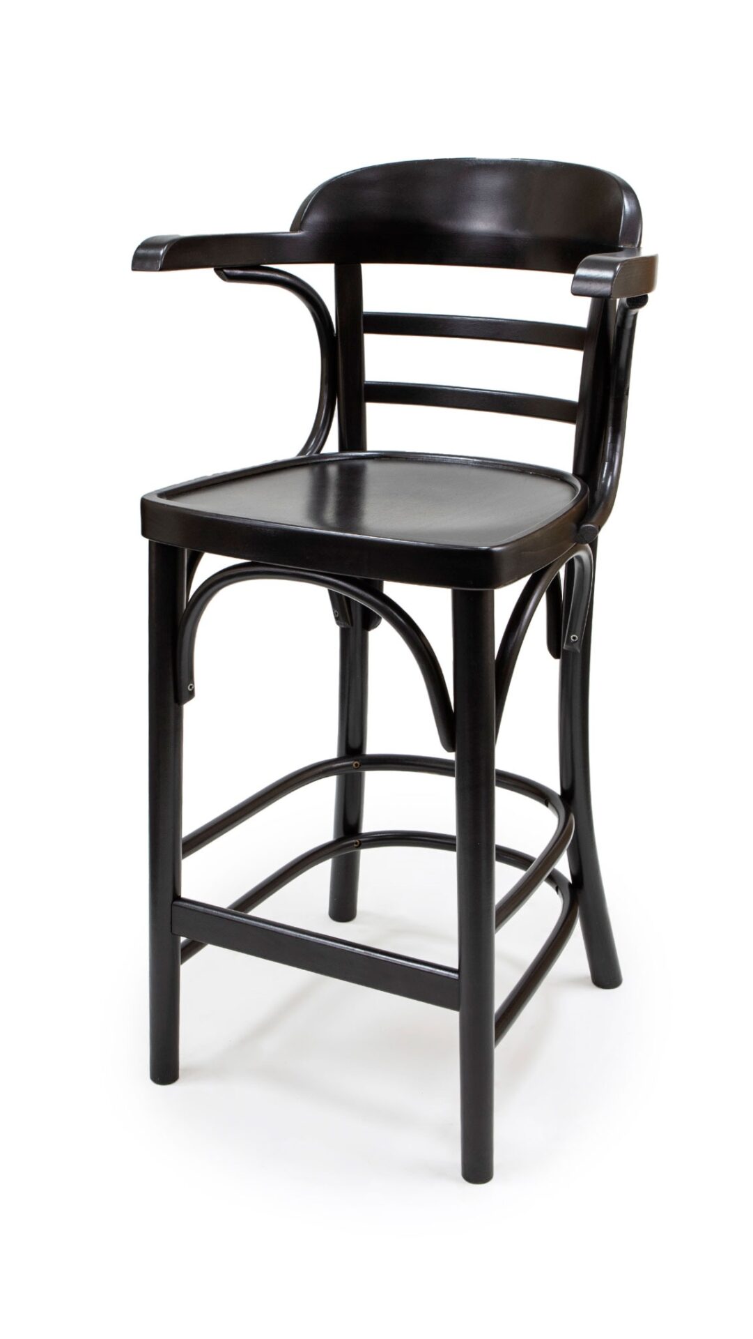1337B Wooden Bar Stool of Beech - 1337B